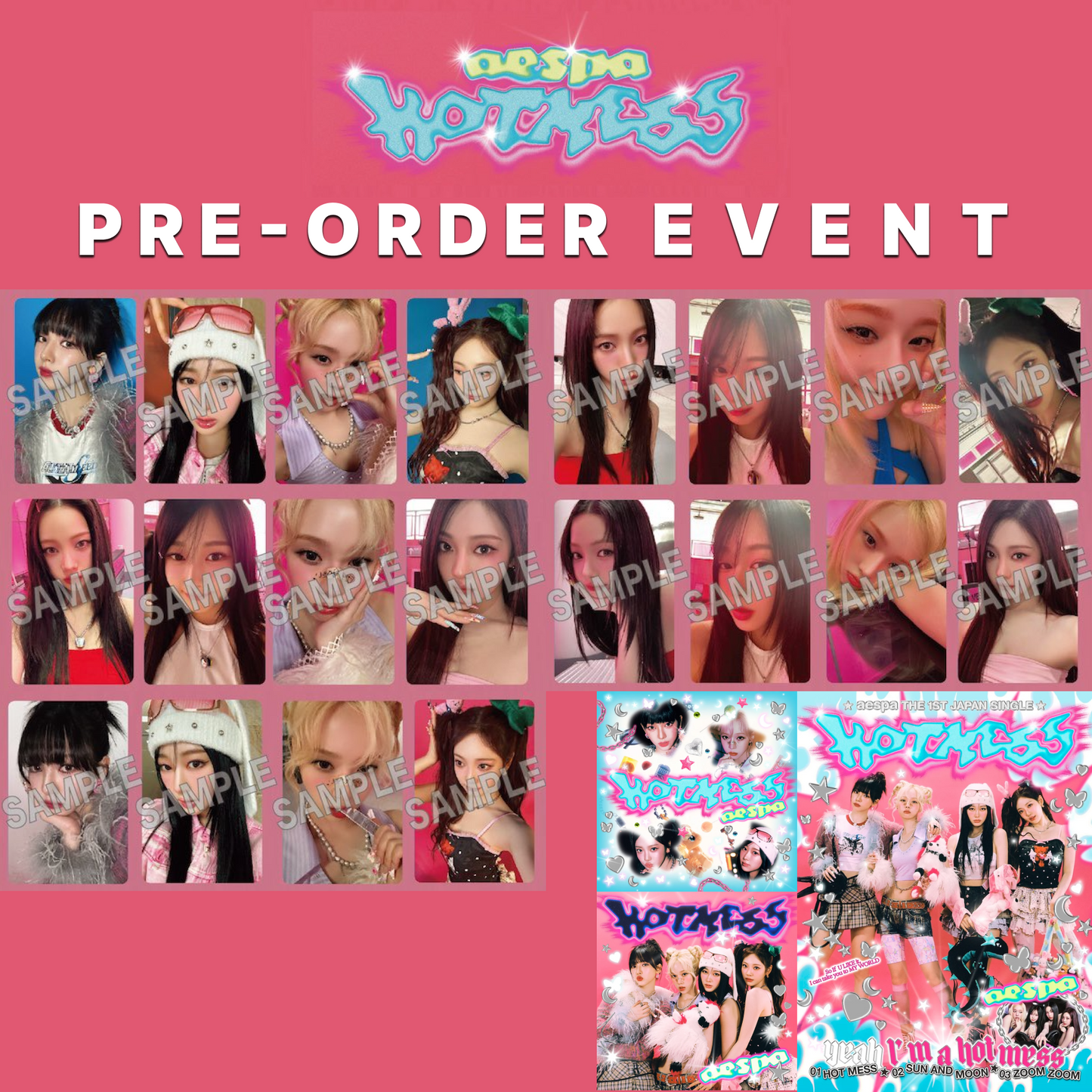 [Pre-Order Benefit] aespa 1st Japanese Single Album Hot Mess