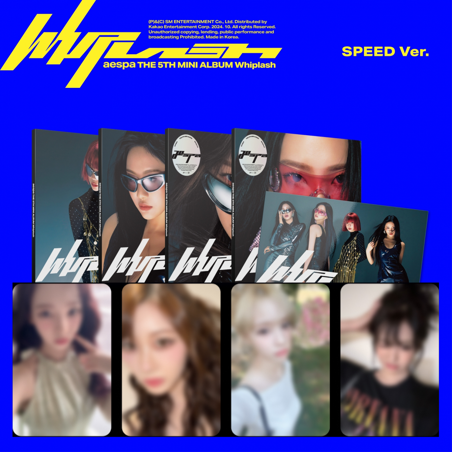 [LUCKY DRAW] aespa 5TH MINI ALBUM Whiplash (SPEED Ver.)