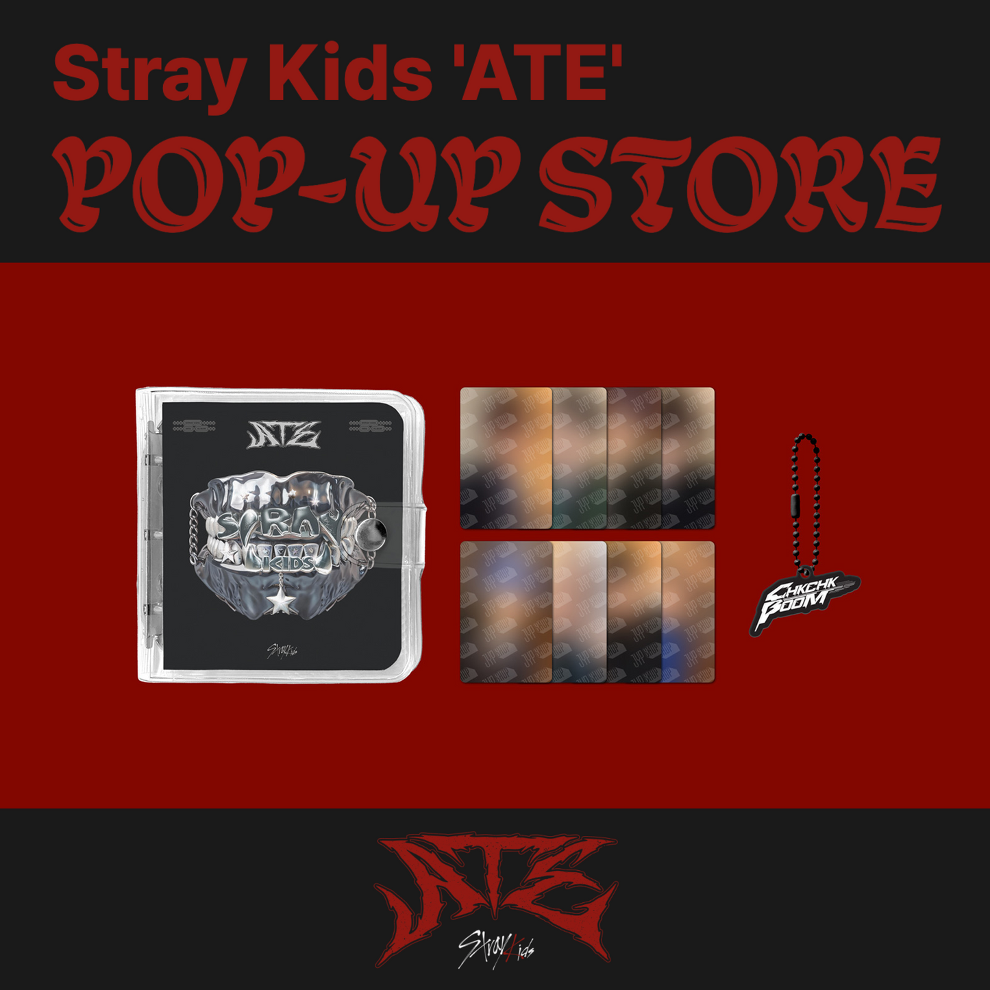 [PRE-ORDER] Stray Kids ATE POP-UP STORE OFFICIAL MD BINDER & PHOTOCARD SET