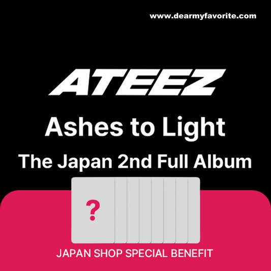 [PRE-ORDER BENEFIT] ATEEZ JAPAN 2ND FULL ALBUM Ashes to Light