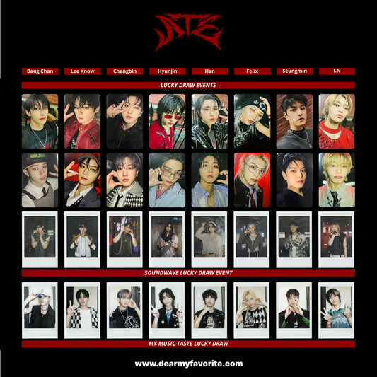 Stray Kids ATE OFFICIAL LUCKY DRAW PHOTOCARD
