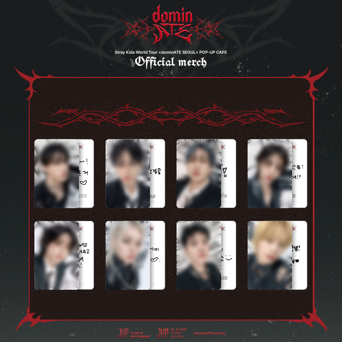 [PRE-ORDER] Stray Kids World Tour dominATE SEOUL POP-UP OFFICIAL EVENT PHOTOCARD