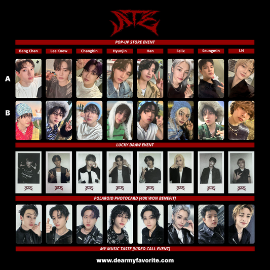 Stray Kids ATE OFFICIAL EVENT PHOTOCARD