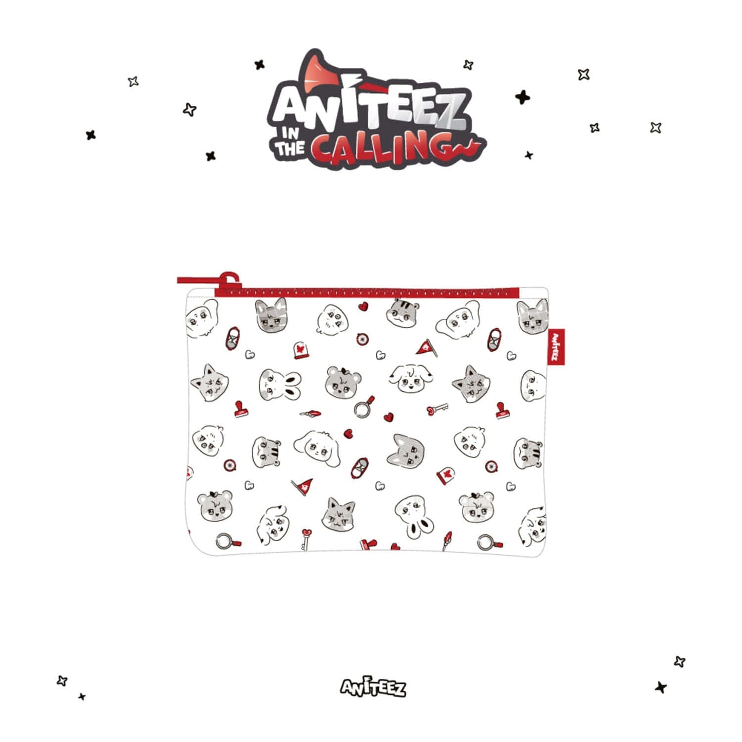 [FAST DELIVERY] ATEEZ X ANITEEZ IN THE CALLING OFFICIAL MD CALLING POUCH
