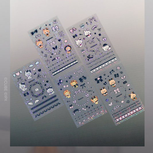 [PRE-ORDER] i-dle We are POP-UP OFFICIAL MD minini HOLOGRAPHIC STICKER