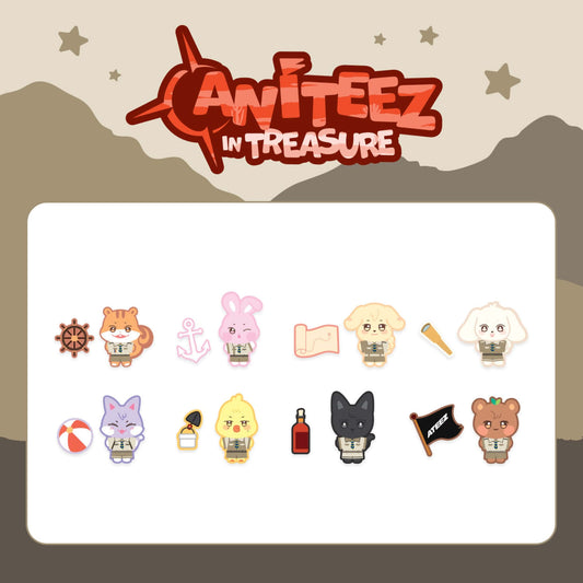 [PRE-ORDER EVENT] ATEEZ 'ANITEEZ in TREASURE' OFFICIAL MD STITCH WAPPEN SET