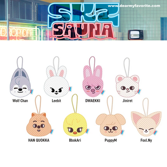 [PRE-ORDER EVENT] Stray Kids JAPAN POP UP STORE 2025 SKZ SAUNA OFFICIAL MD BODY SPONGE