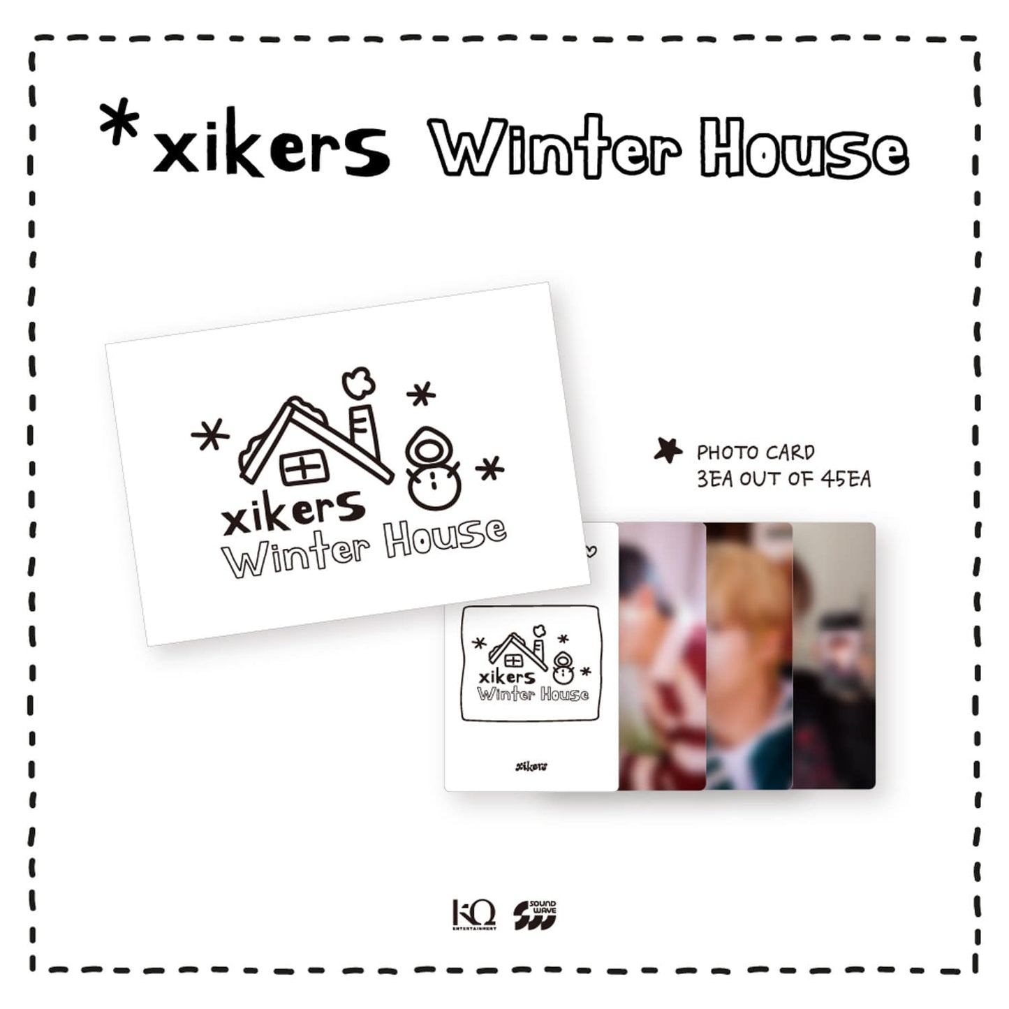 [PRE-ORDER EVENT] xikers OFFICIAL WINTER MD [Winter House] RANDOM TRADING CARD