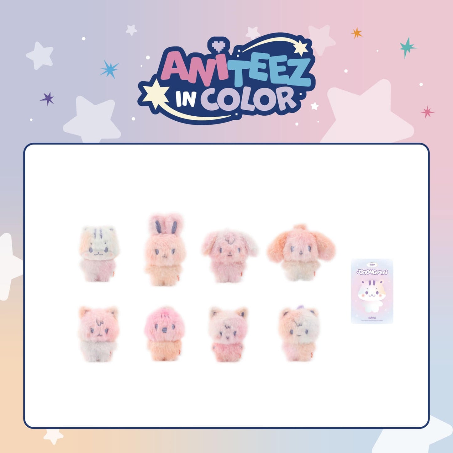 [PRE-ORDER EVENT] ATEEZ X ANITEEZ POP-UP STORE [ANITEEZ IN COLOR] OFFICIAL MD COLOR MIX TINY ANITEEZ DOLL