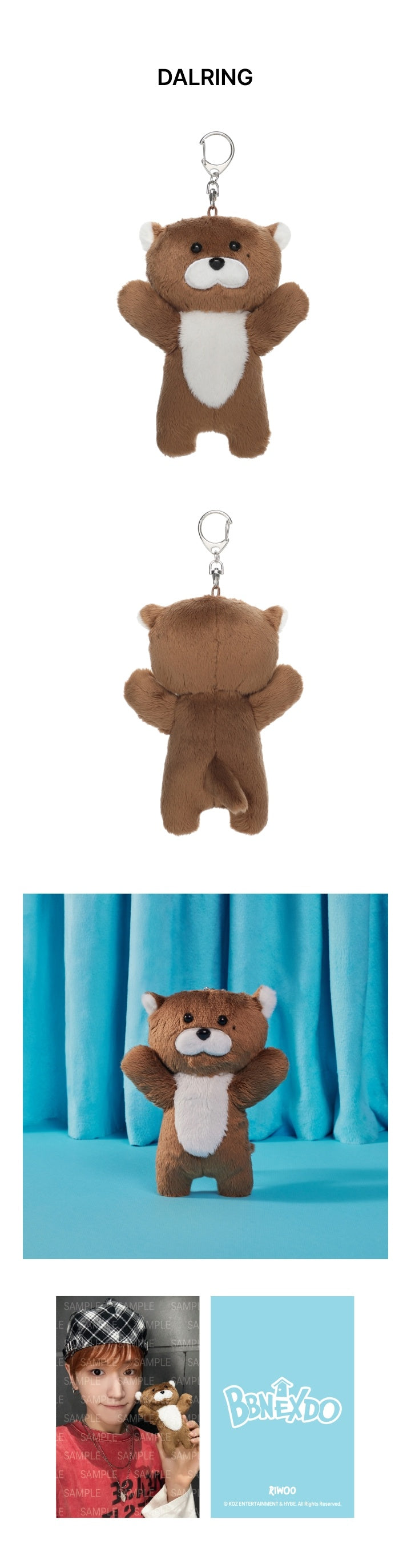 PRE-ORDER EVENT] BOYNEXTDOOR BBONEXDO Official MD Plush Keyring