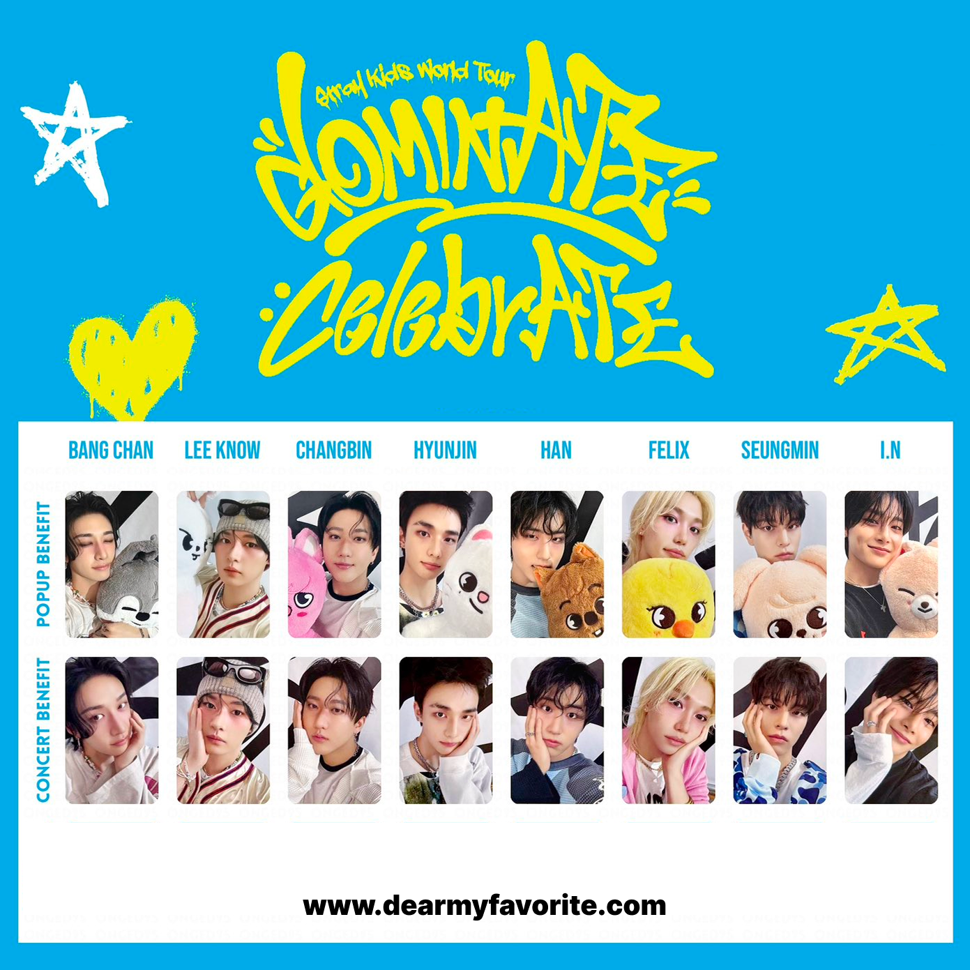[ON HAND] Stray Kids <dominATE : celebrATE> POP-UP OFFICIAL OFFLINE BENEFIT PHOTOCARD