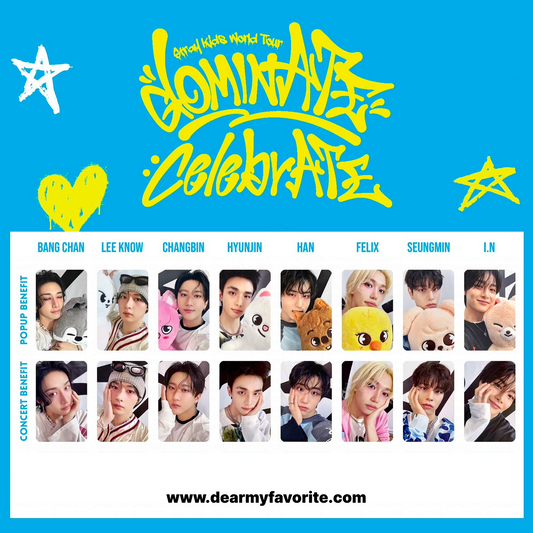 [PRE-ORDER] Stray Kids <dominATE : celebrATE> POP-UP OFFICIAL OFFLINE BENEFIT PHOTOCARD