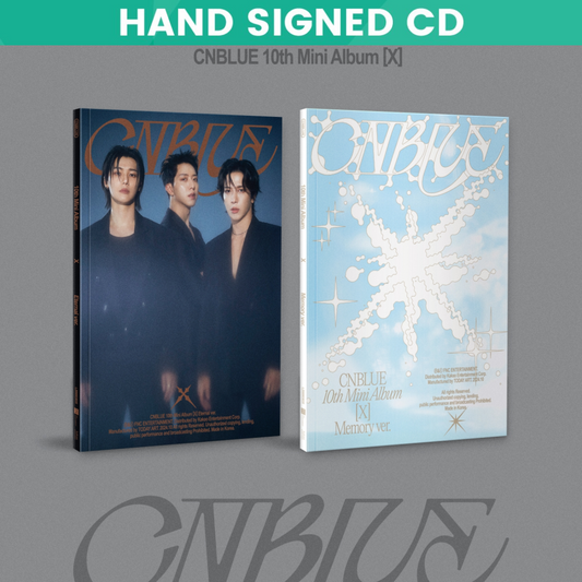 [PRE-ORDER BENEFIT] *SIGNED* CNBLUE 10th Mini Album X