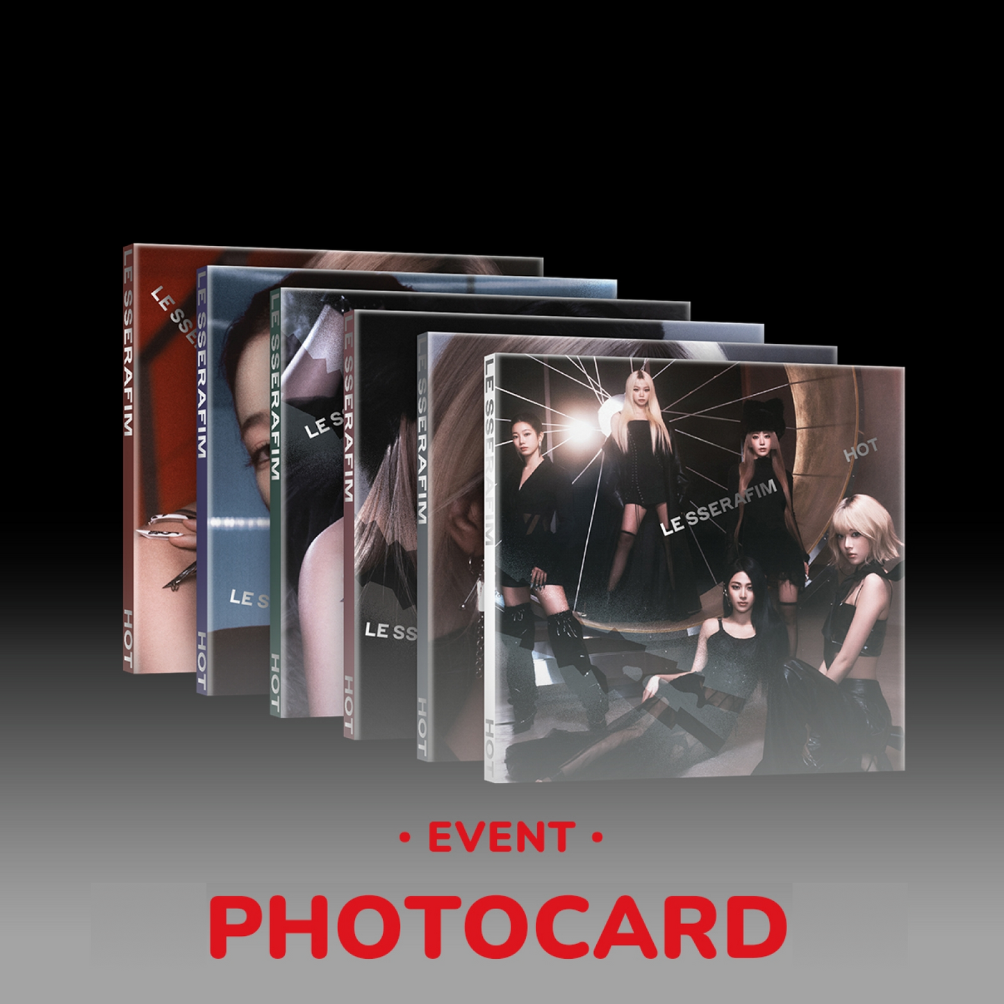 [PRE-ORDER BENEFIT] LE SSERAFIM 5TH MINI ALBUM HOT (COMPACT ver.)