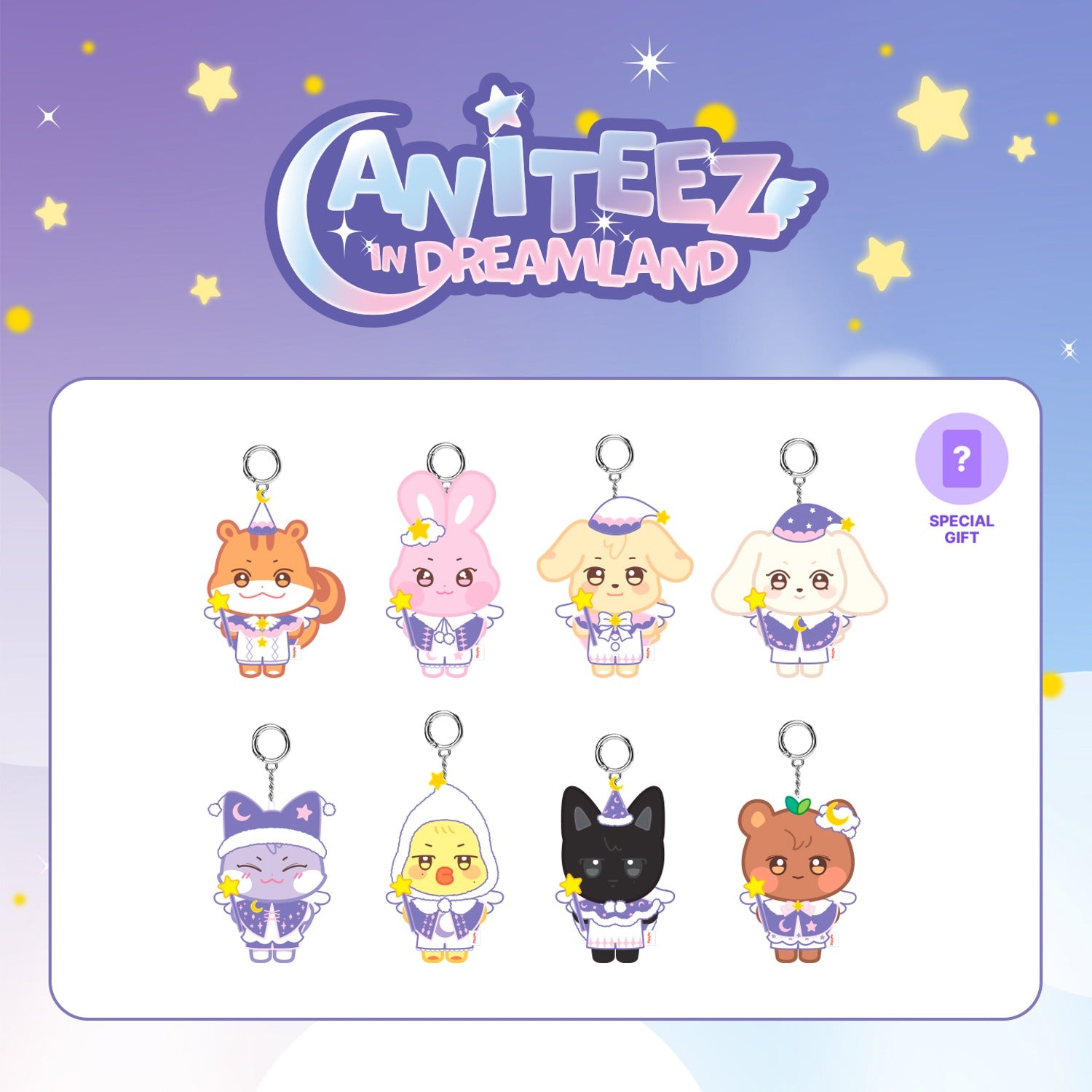 ANITEEZ in DREAMLAND ミニフィギュア ウヨニャン ATEEZ - Mini Figure [ANITEEZ IN DREAMLAND Official MD] - K PLACE