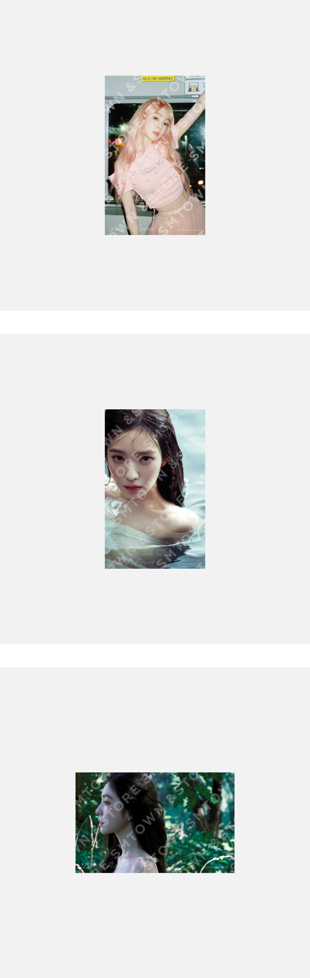 [PRE-ORDER] RED VELVET IRENE Like A Flower Official MD 4X6 PHOTO SET