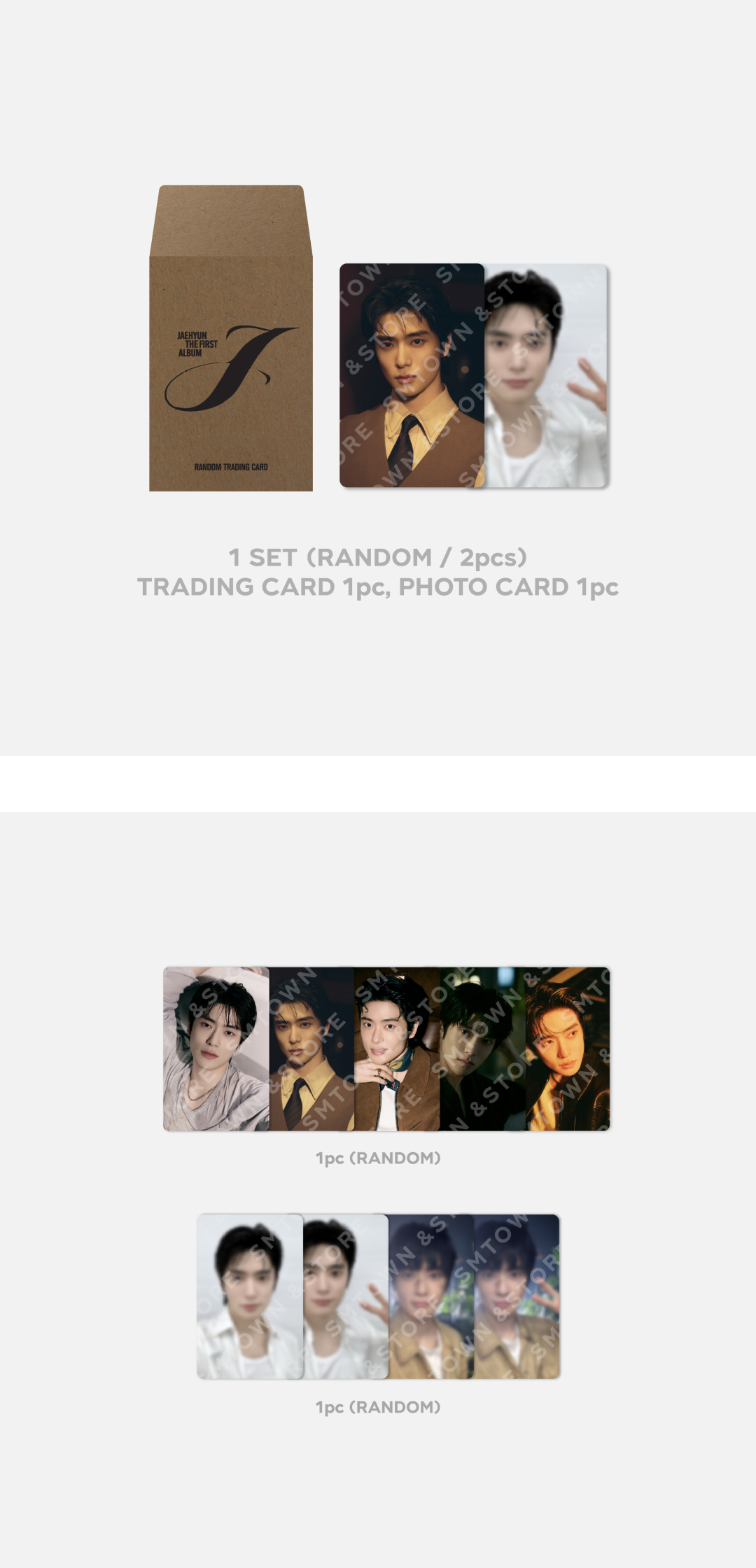 [PRE-ORDER] NCT JAEHYUN J OFFICIAL MD RANDOM TRADING CARD SET