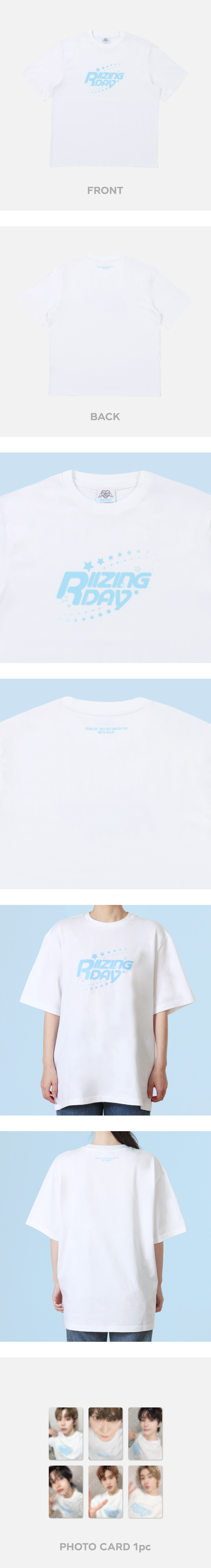 [PRE-ORDER] RIIZE 2024 FAN CON ‘RIIZING DAY FINALE’ OFFICIAL MD LOGO T-SHIRT SET