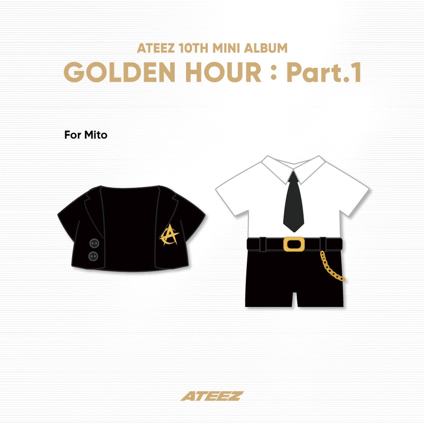 ATEEZ GOLDEN HOUR: Part.1 OFFICIAL MD Mito SUIT