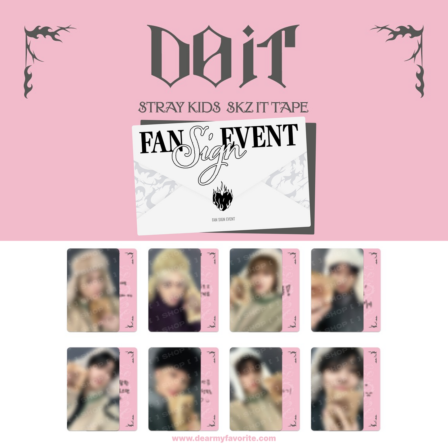 [PRE-ORDER] Stray Kids SKZ IT TAPE DO IT VIDEO CALL EVENT OFFICIAL PHOTOCARD
