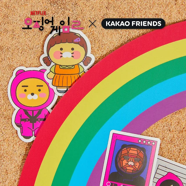 SQUID GAME X KAKAO FRIENDS Official MD Sticker Pack