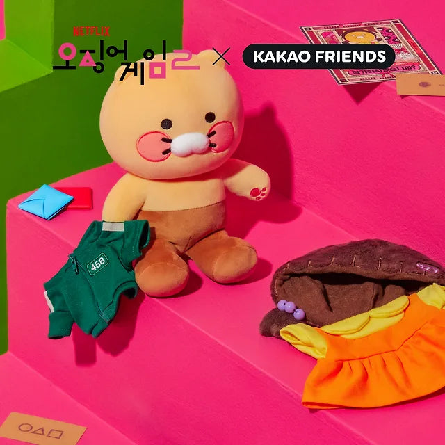 SQUID GAME X KAKAO FRIENDS Official MD Plush + Costume Set