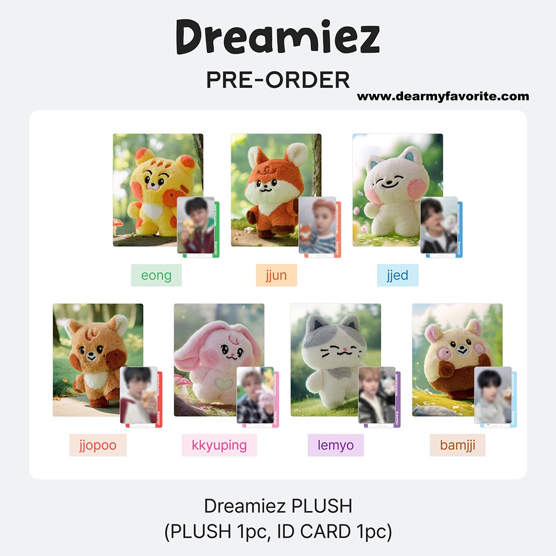 Dreamiez マーク セット NCT DREAM PRE-ORDER] NCT DREAM OFFICIAL MD Dreamiez PLUSH – Dear My Favorite