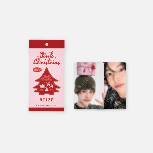 [PRE-ORDER] RIIZE OFFICIAL MD 2024 PINK CHRISTMAS PHOTO CARD RANDOM PACK