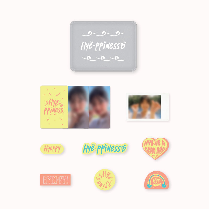 [PRE-ORDER EVENT] KIM HYE YOON FANMEETING in SEOUL [Hye-ppiness] OFFICIAL MD TIN CASE & PHOTOCARD SET