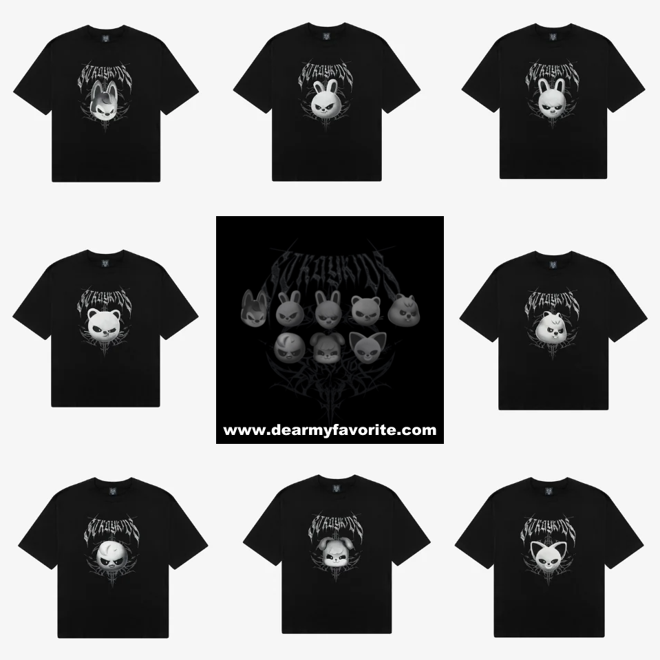 [PRE-ORDER] Stray Kids World Tour 'dominATE' OFFICIAL MD EVIL SKZOO T-SHIRT