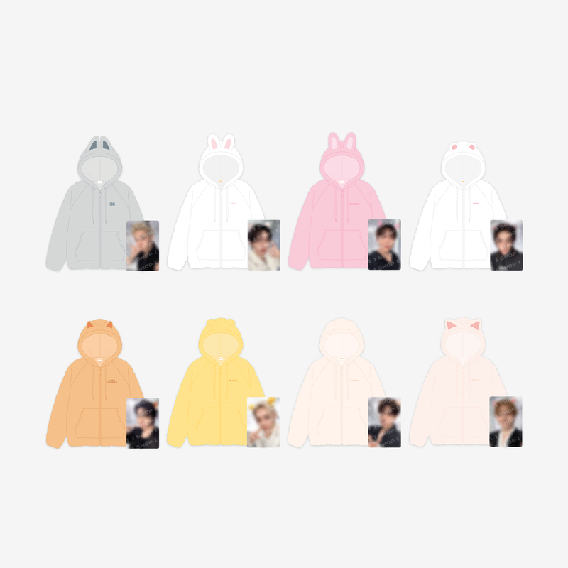 [PRE-ORDER EVENT] Stray Kids World Tour RUN IT SEOUL MD SKZOO FLEECE HOOD ZIP-UP