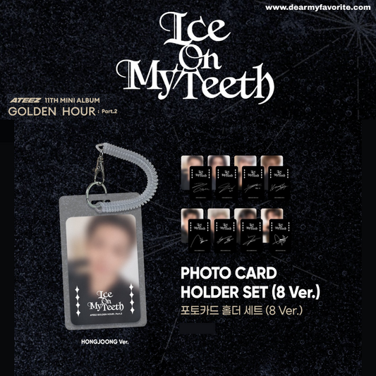 [PRE-ORDER] ATEEZ GOLDEN HOUR : Part.2 POP-UP STORE OFFICIAL MD PHOTO CARD HOLDER SET