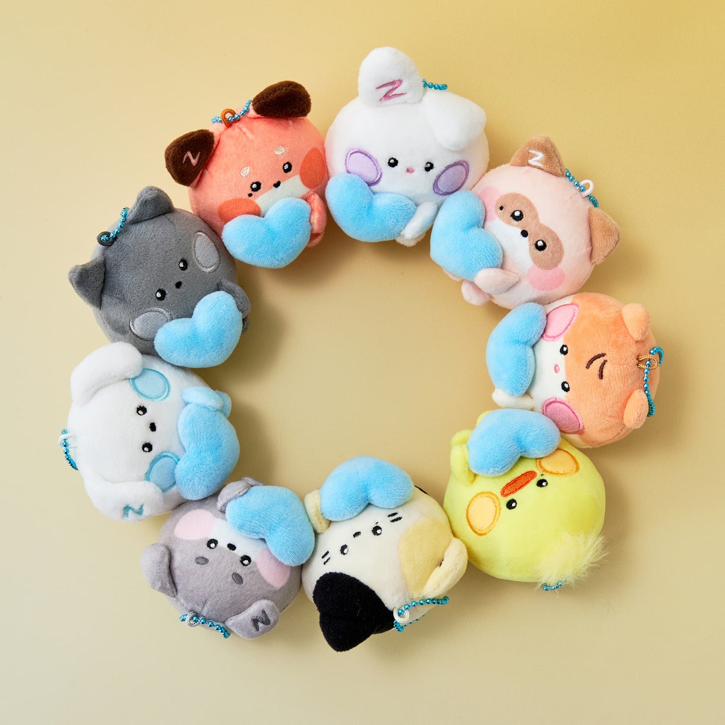 [PRE-ORDER] ZEROBASEONE zeroni FLUFFY Wonderland OFFICIAL MD PLUSH MAGNET KEYRING