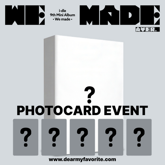 [PRE-ORDER BENEFIT] i-dle 9th Mini Album We made (A Ver.)