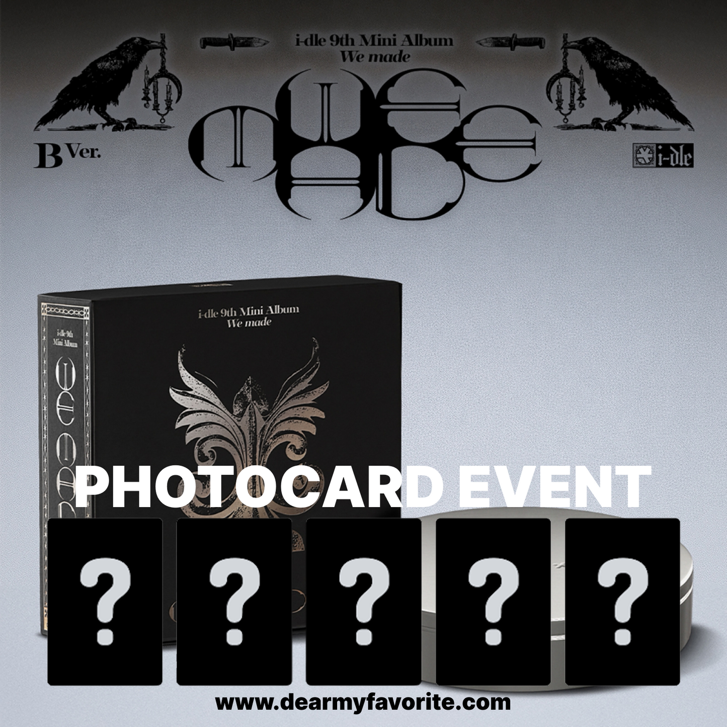 [PRE-ORDER BENEFIT] i-dle 9th Mini Album We made (B Ver.)