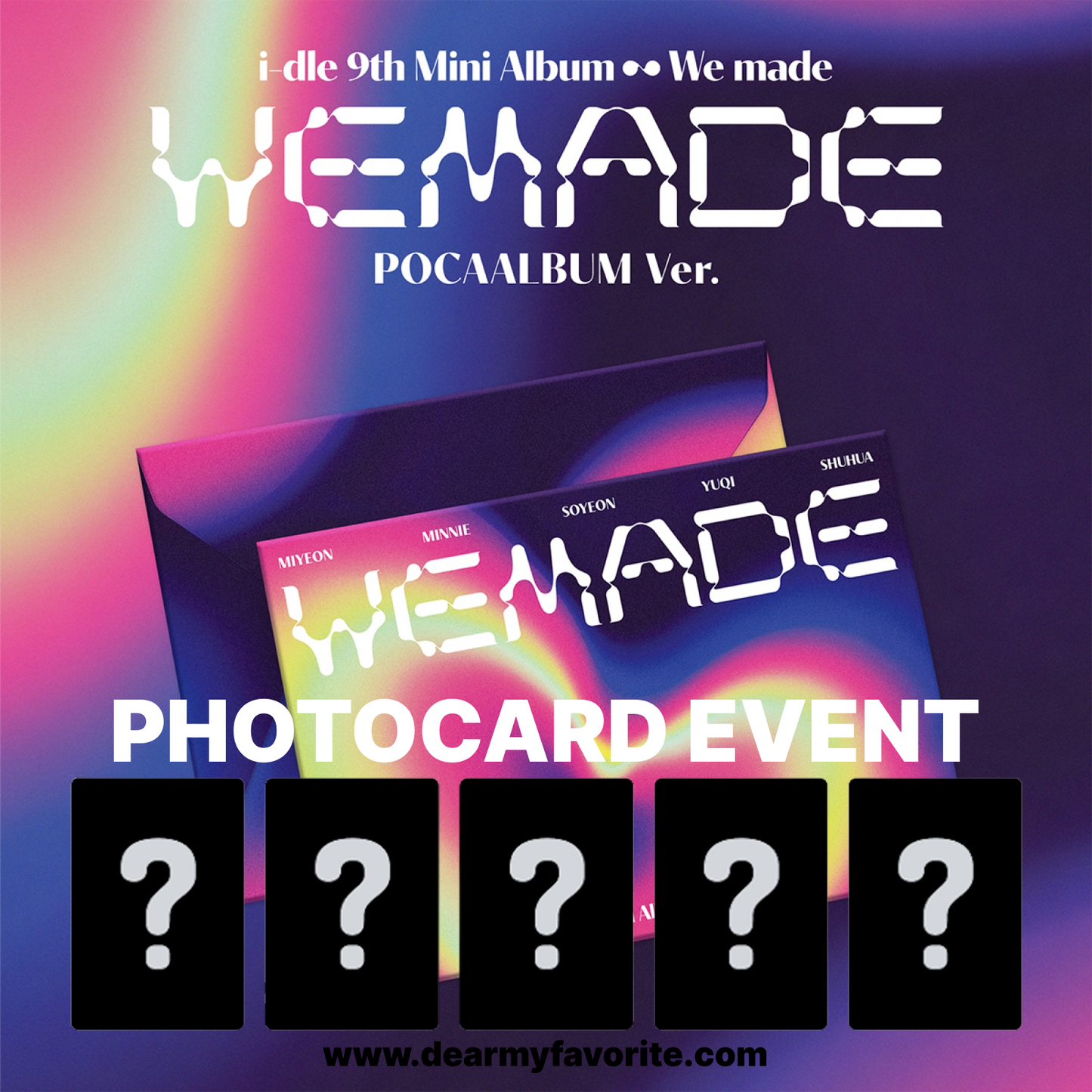 [PRE-ORDER BENEFIT] i-dle 9th Mini Album We made (POCAALBUM Ver.)