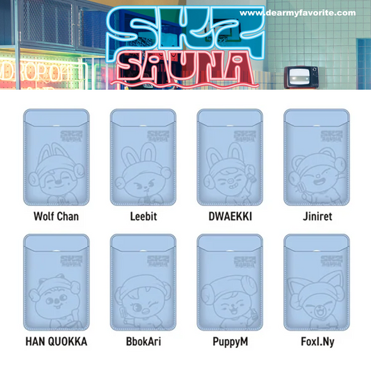 [PRE-ORDER EVENT] Stray Kids JAPAN POP UP STORE 2025 SKZ SAUNA OFFICIAL MD ID CARD CASE