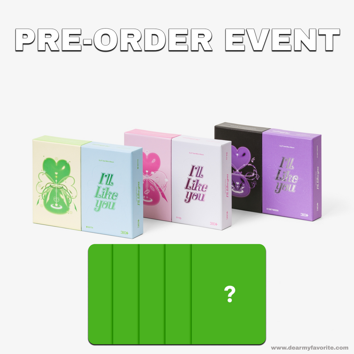 Collection Photocards Aléatoires Album ILLIT - 2ND MINI ALBUM I'LL LIKE YOU [TO VERSION] K-POP Mini Album Kpop