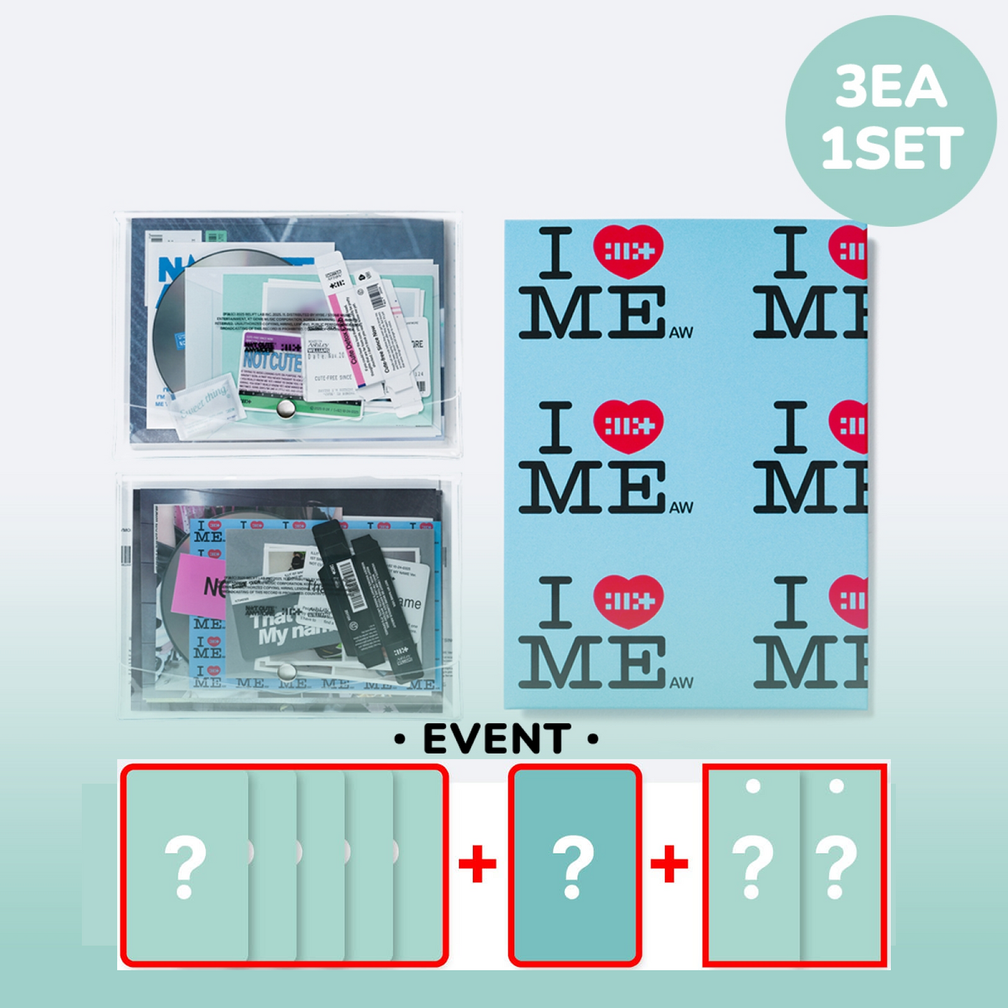 [PRE-ORDER BENEFIT] ILLIT 1ST SINGLE ALBUM NOT CUTE ANYMORE (NOT CUTE + NOT MY NAME Ver. + Weverse Albums ver.)