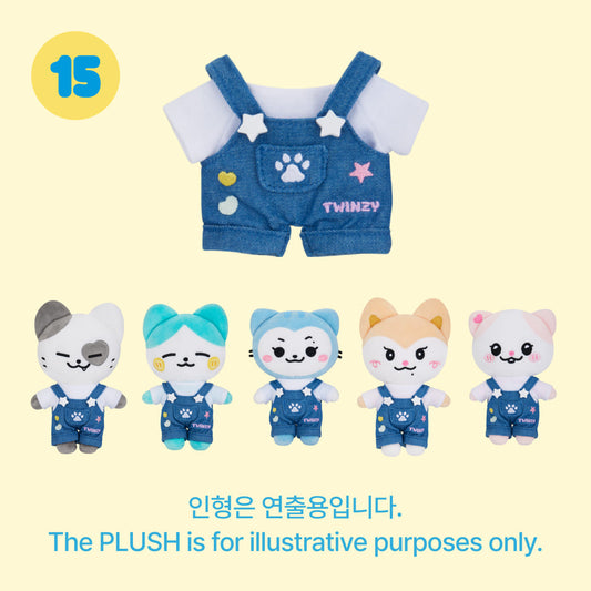 [PRE-ORDER] ITZY x TWINZY POP-UP STORE OFFICIAL MD TWINZY ORIGINAL PLUSH OUTFIT