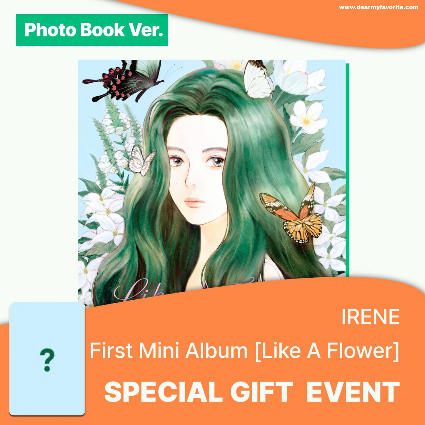 [PRE-ORDER BENEFIT] RED VELVET IRENE 1st Mini Album Like A Flower (Photo Book Ver.)