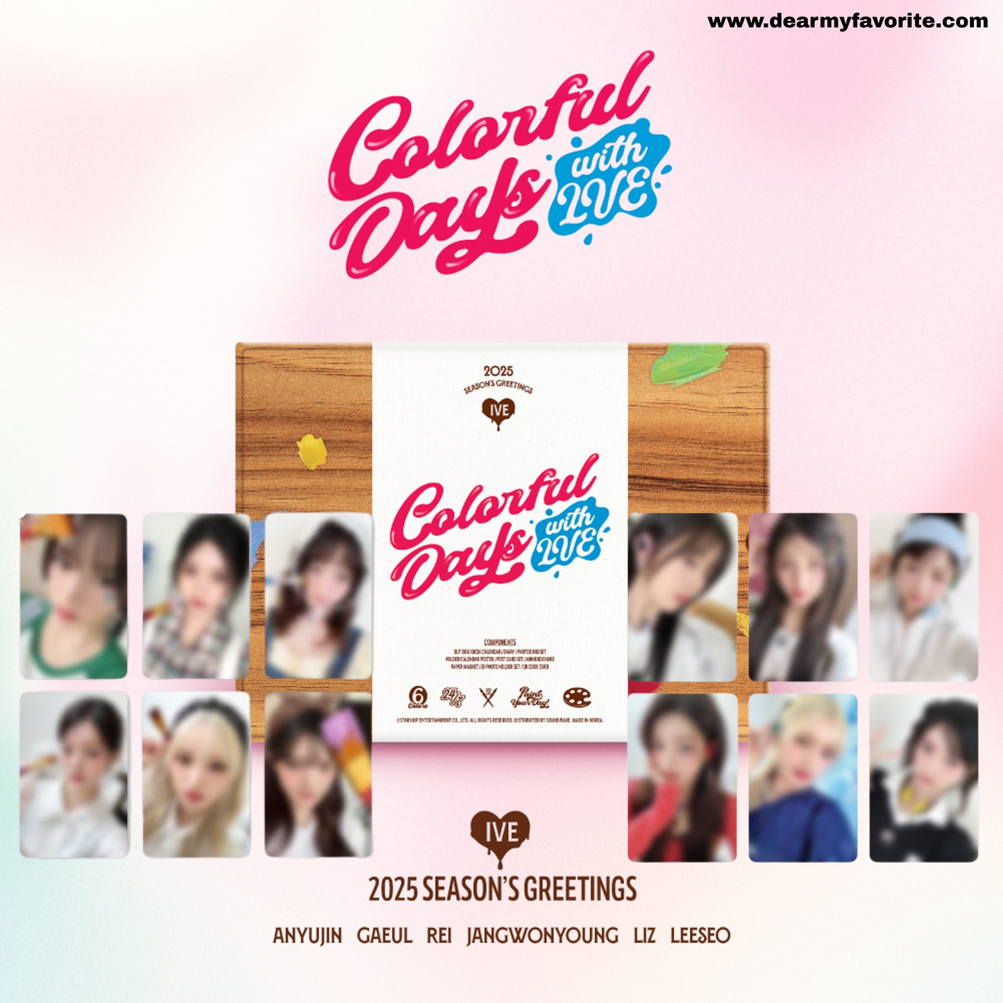 [PRE-ORDER BENEFIT] IVE 2025 SEASON’S GREETINGS Colorful Days with IVE