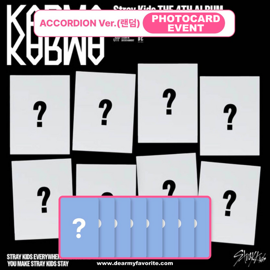 [PRE-ORDER BENEFIT] Stray Kids 4th Full Album KARMA (ACCORDION VER.)
