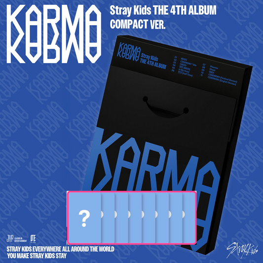 [PRE-ORDER BENEFIT] Stray Kids 4th Full Album KARMA (COMPACT VER.)