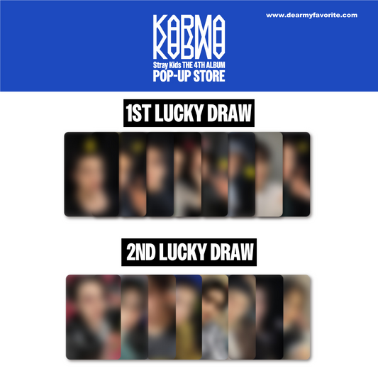 [PRE-ORDER] Stray Kids KARMA POP-UP STORE LUCKY DRAW OFFICIAL PHOTOCARD