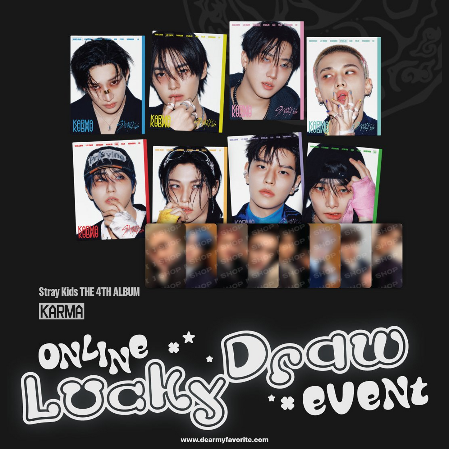 [PRE-ORDER] Stray Kids <KARMA> LUCKY DRAW OFFICIAL PHOTOCARD VER.2