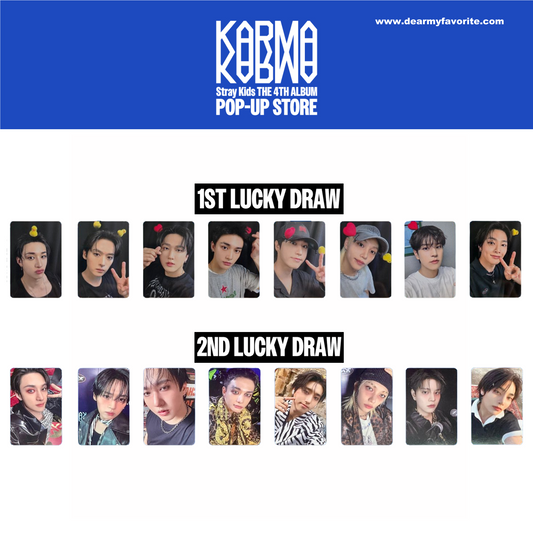 [PRE-ORDER] Stray Kids KARMA POP-UP STORE LUCKY DRAW OFFICIAL PHOTOCARD