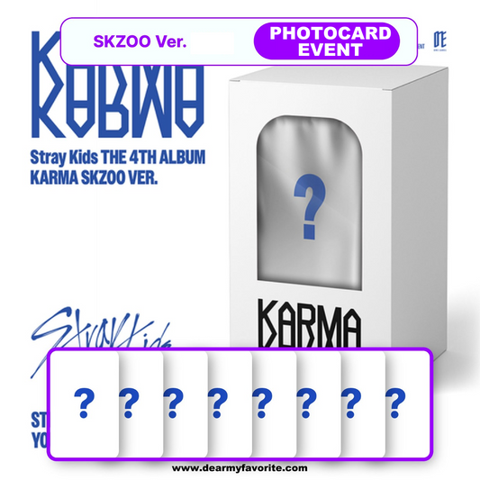 [PRE-ORDER BENEFIT] Stray Kids 4th Full Album KARMA (SKZOO VER.)