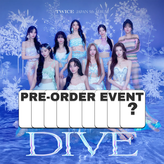 [PRE-ORDER BENEFIT] TWICE 5th Japanese Album DIVE (Limited Edition)