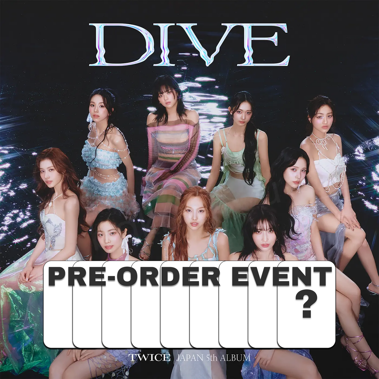 [PRE-ORDER BENEFIT] TWICE 5th Japanese Album DIVE (Limited Edition)